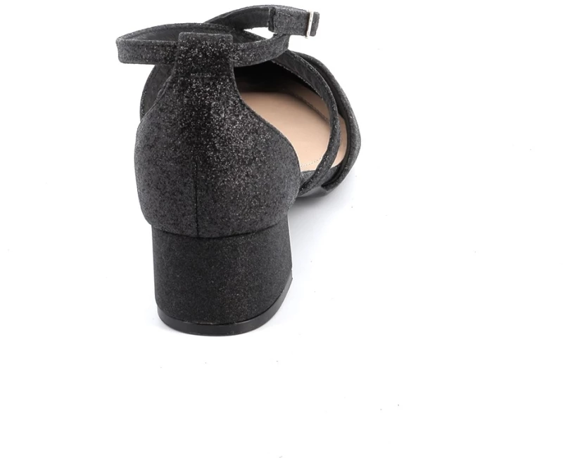 Γυναικεία Γόβα Piccadilly Χρώματος Μαύρο Glitter 739041-1
