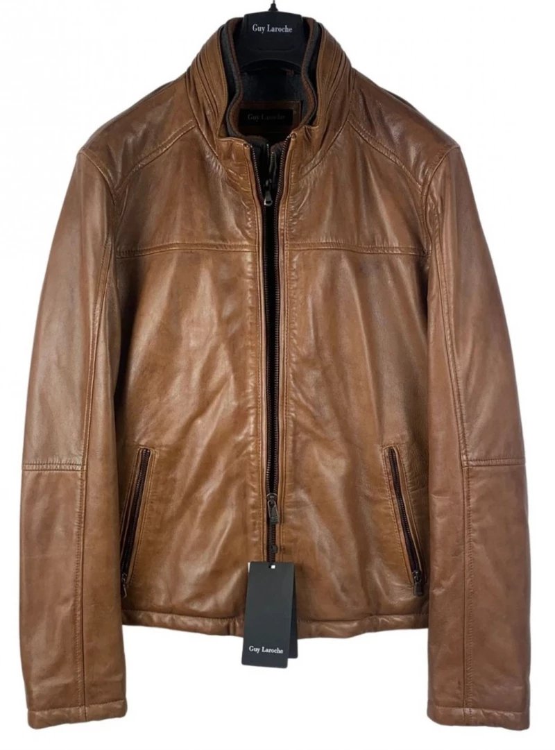 ΜΠΟΥΦΑΝ GUY LAROCHE ΑΠΟ ΔΕΡΜΑ 3483-65676368, Χρώμα CAMEL