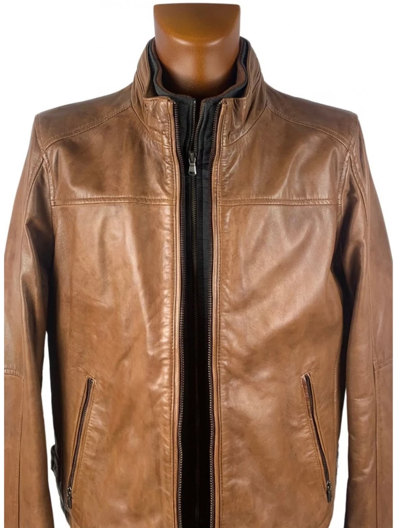 ΜΠΟΥΦΑΝ GUY LAROCHE ΑΠΟ ΔΕΡΜΑ 3483-65676368, Χρώμα CAMEL