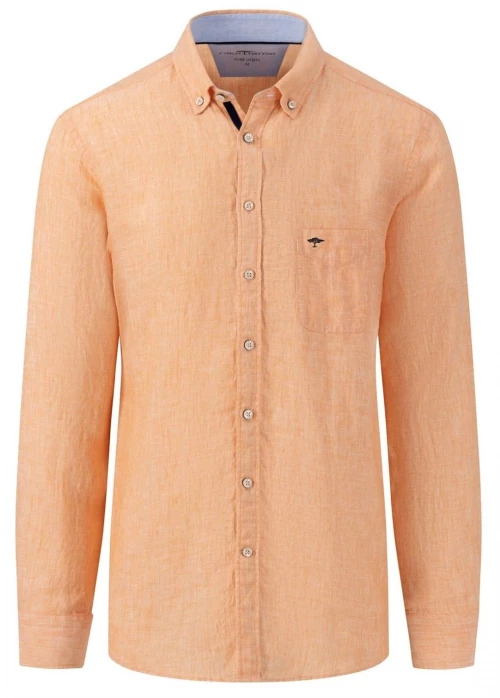 ΠΟΥΚΑΜΙΣΟ FYNCH HATTON PURE LINEN 3612-65846195, Χρώμα ORANGE