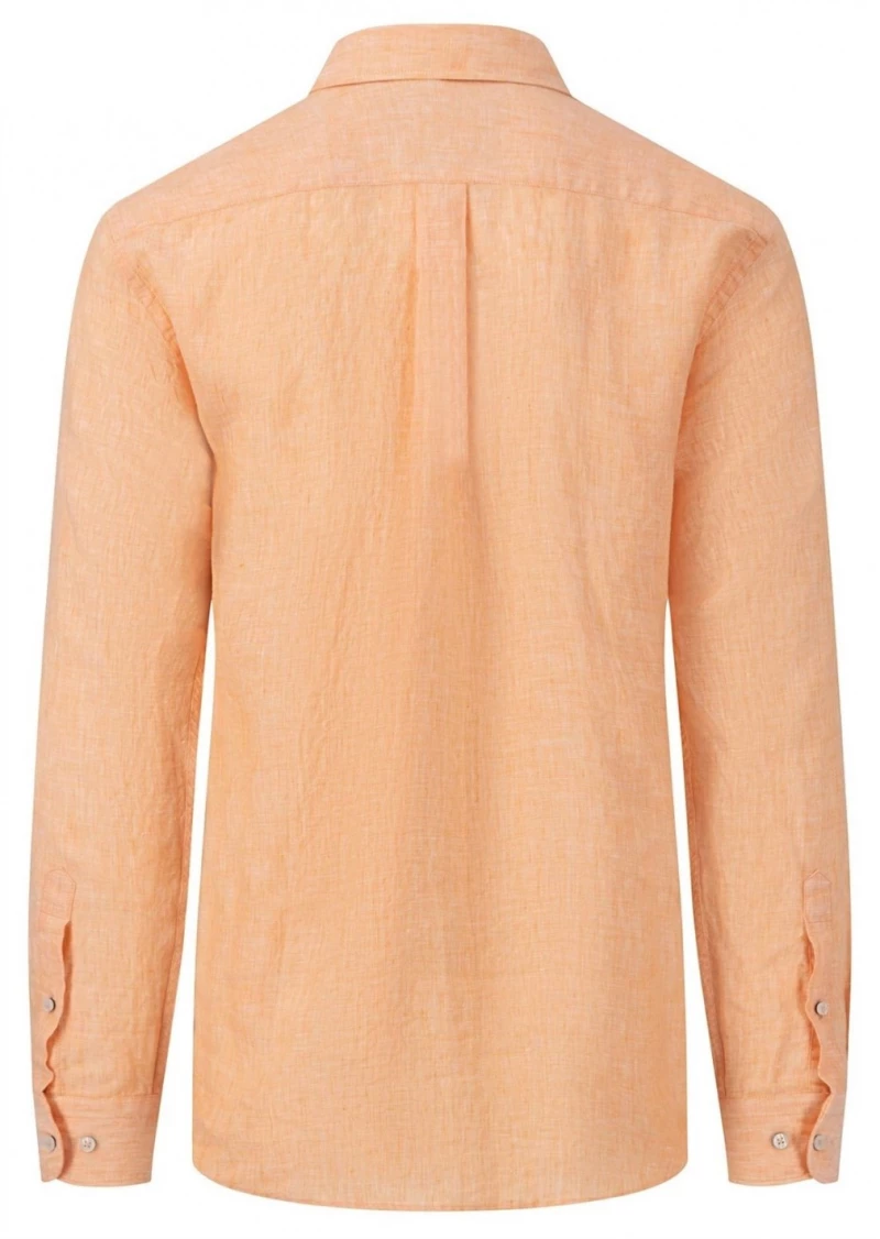 ΠΟΥΚΑΜΙΣΟ FYNCH HATTON PURE LINEN 3612-65846195, Χρώμα ORANGE