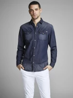 Πουκάμισο denim "Esheridan" μπλε (Μπλε)