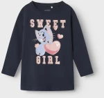 Μπλούζα "Sweet girl" μπλε (Μπλε)