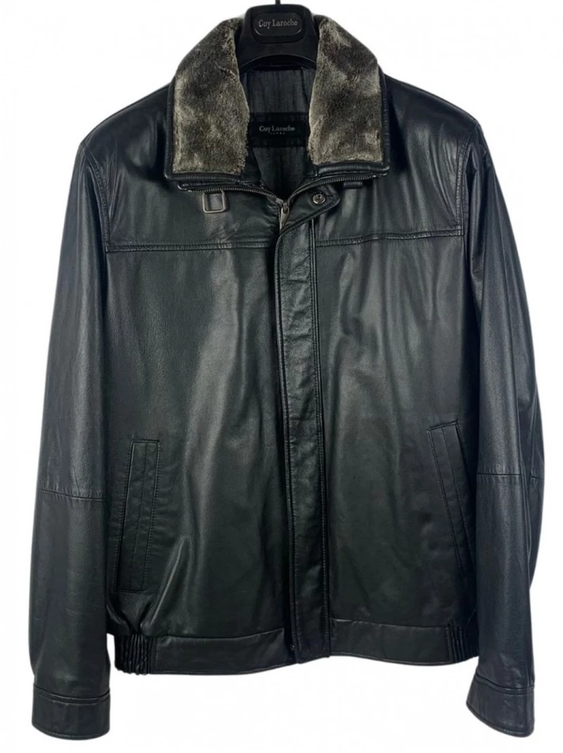 ΜΠΟΥΦΑΝ GUY LAROCHE ΑΠΟ ΔΕΡΜΑ 3485-65847668, Χρώμα BLACK