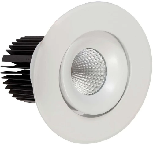 Σποτ Χωνευτό VK/04291/W/W Φ14,2cm Led 2400Lm 24W 3000K White VKLed Στρόγγυλο