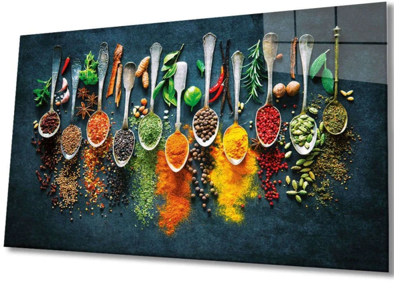 Πίνακας Γυάλινος 221JRS1631 72x46cm Multi Wallity Οριζόντιοι Γυαλί