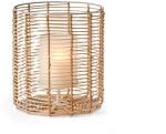 Βάση Ρεσώ Cane S 225005 10x10cm Natural Philippi Ατσάλι,Bamboo