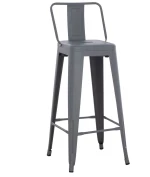 Σκαμπό Melita HM8643.10 43x43x100cm Grey