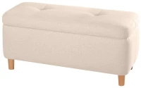 Σκαμπό Rocio 209FLF1385 100x41x45cm Cream