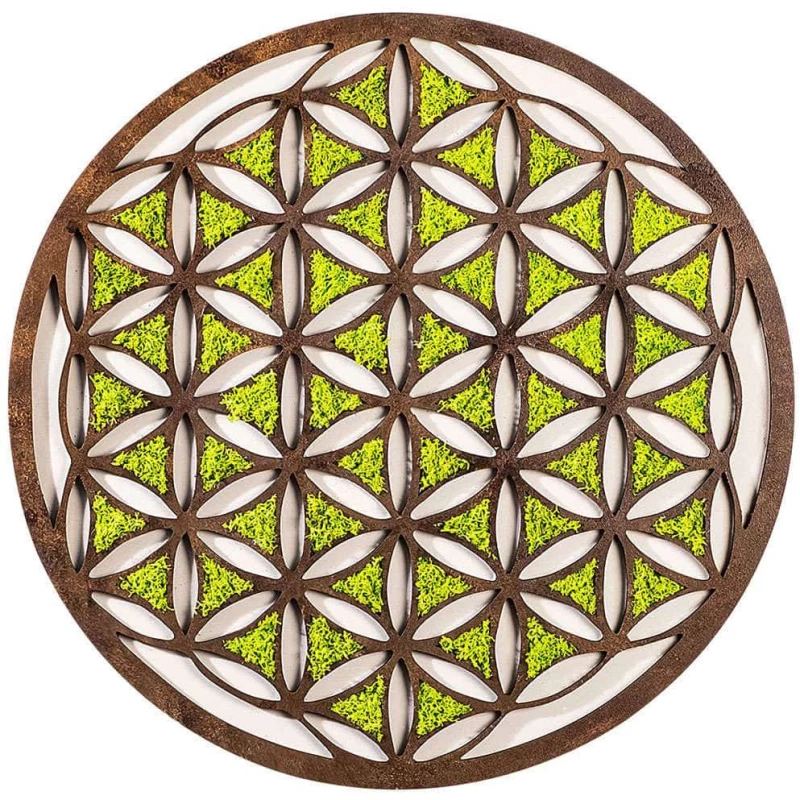 Διακοσμητικό Τοίχου Geometric 931NTR1107 44x1,6x44cm Multi Wallity Mdf