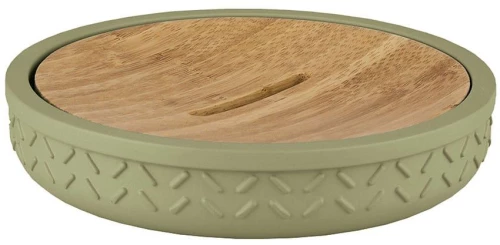 Σαπουνοθήκη Dash 8667 11,9x2,5cm 616 Dill Green Kleine Wolke Polyresin, Bamboo