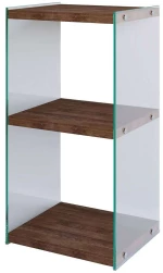 Ραφιέρα Δαπέδου 552NOS1301 40x35x80cm Walnut