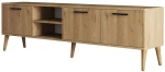 Έπιπλο Τηλεόρασης Exxen 389MZA1178 180x35x53cm Oak