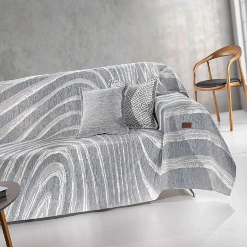 Ριχτάρι Degas Silver Guy Laroche Διθέσιο 180x250cm Βαμβάκι-Ακρυλικό