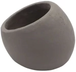 Κασπώ Φωλιά 06-00-22215 16x15x13,5cm Grey Marhome Κεραμικό