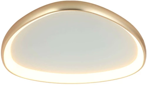 Φωτιστικό Οροφής - Πλαφονιέρα 23091 80x80x6,7cm Dim Led 3067lm 39W 3000K Gold