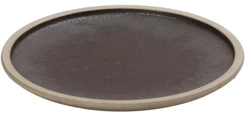 Πιάτο Ρηχό Karma VRA109K4 29x29x2,2cm Brown Espiel Πορσελάνη