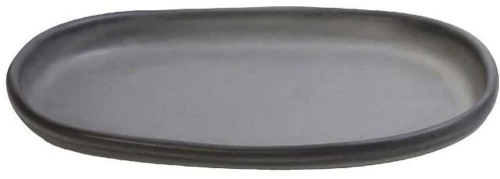 Πιάτο Ρηχό Canyon GMT401K2 21x13,5x2cm Dark Grey Espiel Πηλός