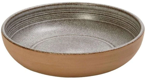 Πιάτο Βαθύ Calabria Nordic REP103K4 20,7x4,5cm Light Grey Espiel Πηλός