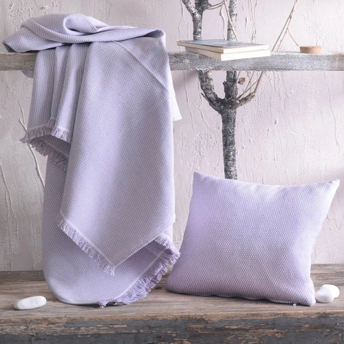 Ριχτάρι Utopia Lila Ρυθμός Τριθέσιο 180x280cm Βαμβάκι-Πολυέστερ