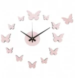 Ρολόι Τοίχου DIY Butterfly KA6000LP 35cm Light Pink Karlsson