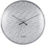 Ρολόι Τοίχου Disco KA6005SI 40x4,5cm Silver Karlsson Μέταλλο
