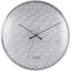 Ρολόι Τοίχου Disco KA6005SI 40x4,5cm Silver Karlsson Μέταλλο