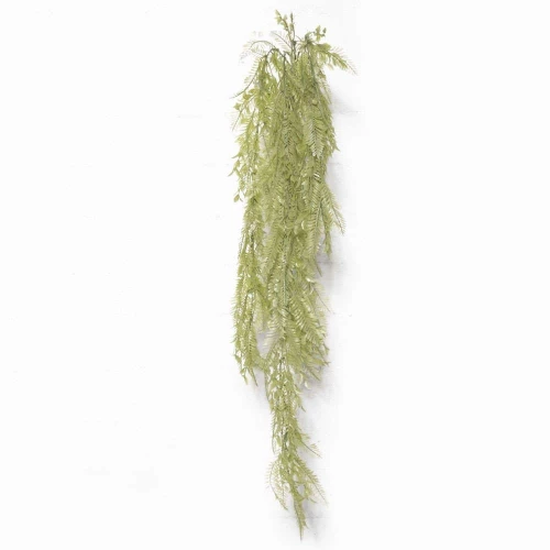 Τεχνητή Κρεμαστή Φτέρη Bracken Viridi 3391-7 110cm Green Supergreens Πολυαιθυλένιο,Ύφασμα