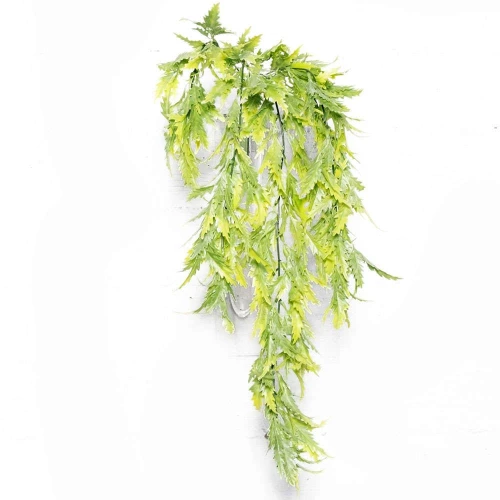 Τεχνητή Κρεμαστή Φτέρη Bracken 1591-7 75cm Green Supergreens Πολυαιθυλένιο,Ύφασμα