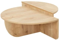 Τραπέζια Σαλονιού Podium (Σετ 2Τμχ) 552NOS2270 90x60x30/85x30x35cm Oak