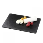 Πλατώ Σερβιρίσματος Ορθογώνιο Formaggio 296549 30x20cm Black Cilio Σχιστόλιθος