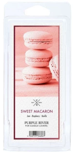 Αρωματική Μπάρα Wax Melt Sweet Macaron A1482 50gr Multi Purple River Κερί Σόγιας