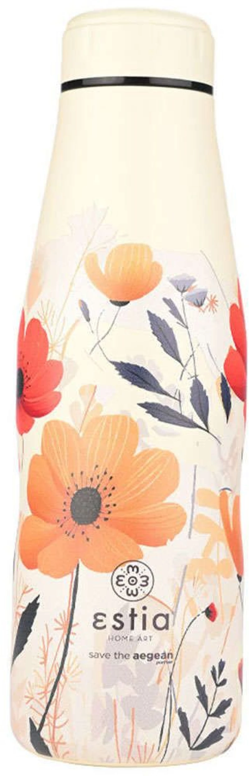Ισοθερμικό Μπουκάλι Save The Aegean Summer Reverie 01-22150 500ml Multi Estia