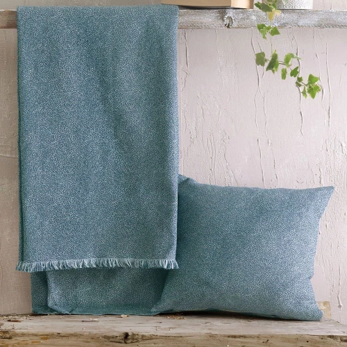 Ριχτάρι Tusca Blue Ρυθμός Τριθέσιο 180x280cm Βαμβάκι-Πολυέστερ