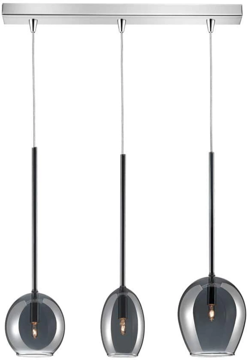 Φωτιστικό Οροφής - Ράγα 01156-07 G9 D30cm Smoke Luma