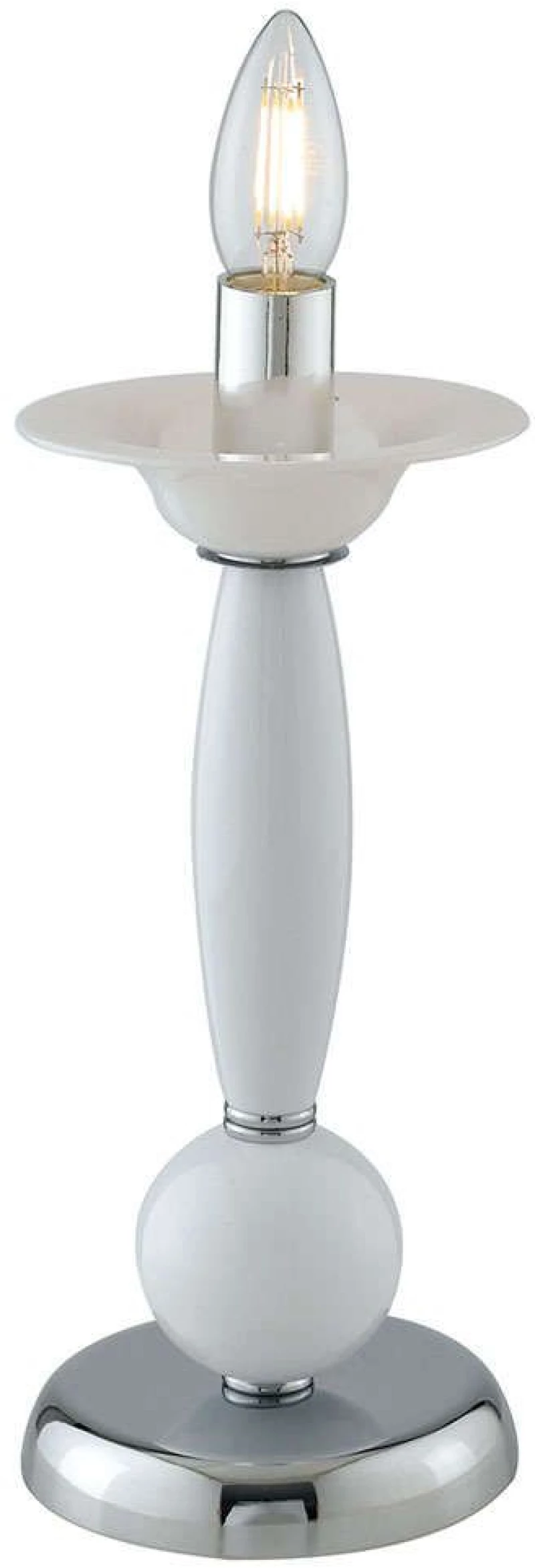 Φωτιστικό Επιτραπέζιο Estefan I-ESTEFAN-L1 BCO 1xE14 Φ13cm 31,5cm White Luce Ambiente Design
