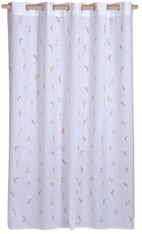 Κουρτίνα Μπάνιου Avandia White Nef-Nef 180Πx180Υ Πολυέστερ