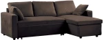 Καναπές Κρεβάτι Montreal Brown E9586,1 223X146X83 cm Ύφασμα