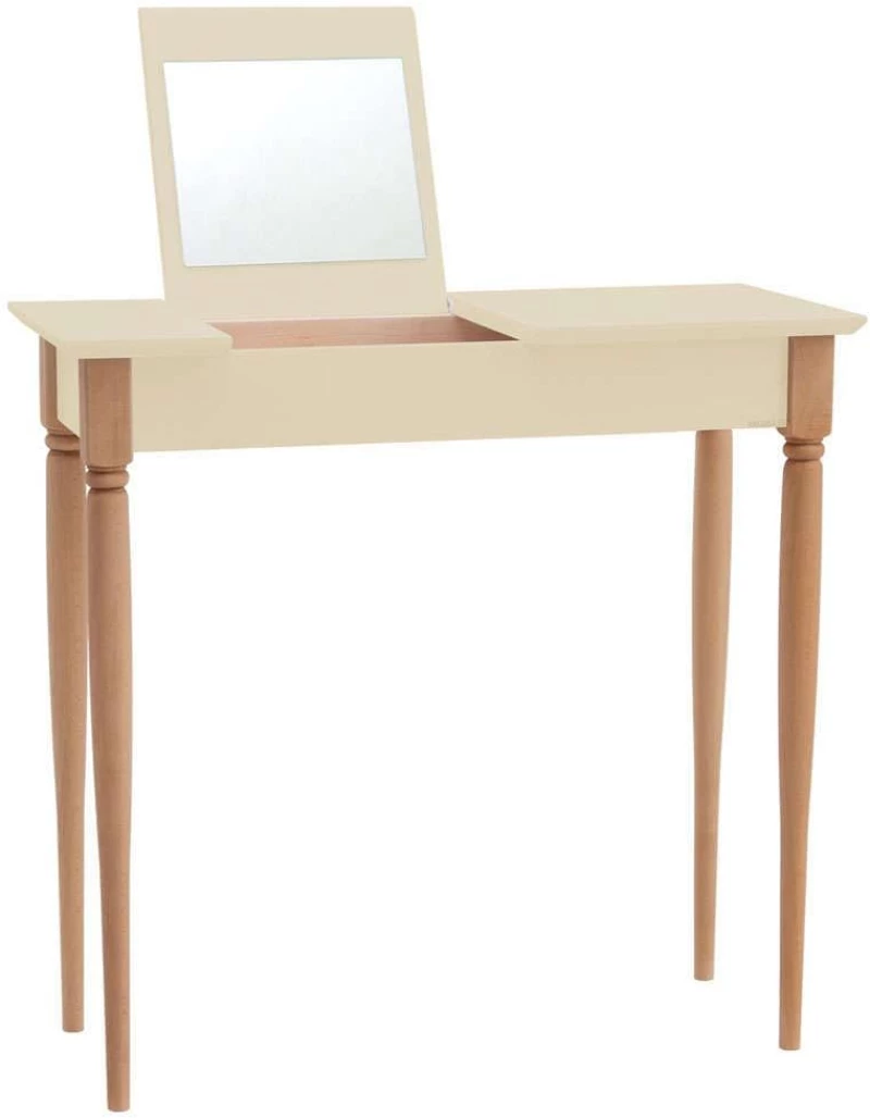Τουαλέτα Με Καθρέπτη Mamo S MAMOTSBE2 65x35x74cm Chalk White-Beech