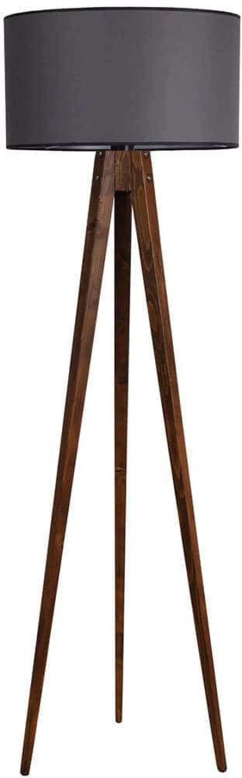 Φωτιστικό Δαπέδου Tripod 534LUN2186 50x153cm E27 60W Walnut-Grey Opviq
