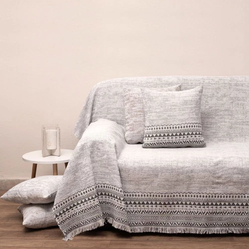 Ριχτάρι 3021 Grey Viopros Πολυθρόνα 180x180cm 100% Βαμβάκι