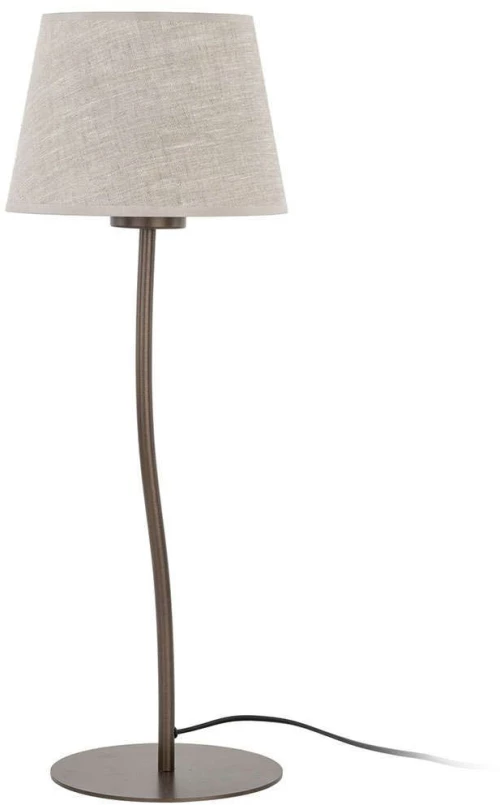 Φωτιστικό Επιτραπέζιο Nicola 16027 Φ20x37cm 1xE27 15W Brown-Grey TK Lighting