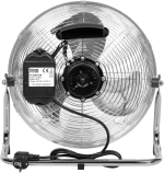Teesa Ανεμιστήρας Δαπέδου 50W Διαμέτρου 30cm Ασημί TSA8057