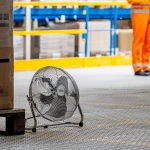 Teesa Ανεμιστήρας Δαπέδου 50W Διαμέτρου 30cm Ασημί TSA8057
