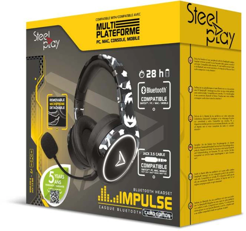 Steelplay - Bluetooth Headset - Impulse Camo