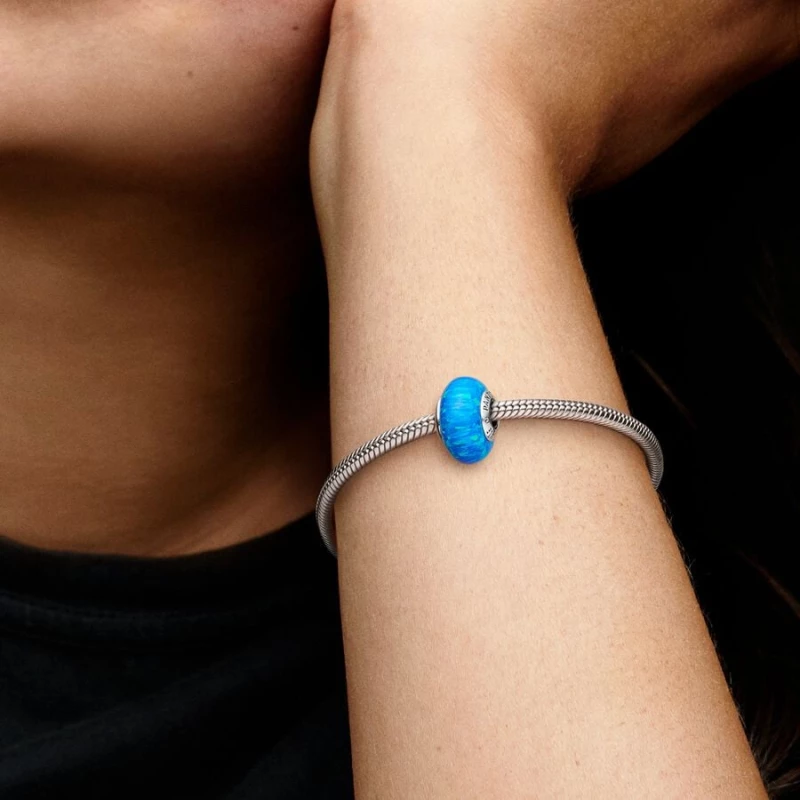 Pandora Σύμβολο με σκούρο μπλε οπάλιο 791691C02