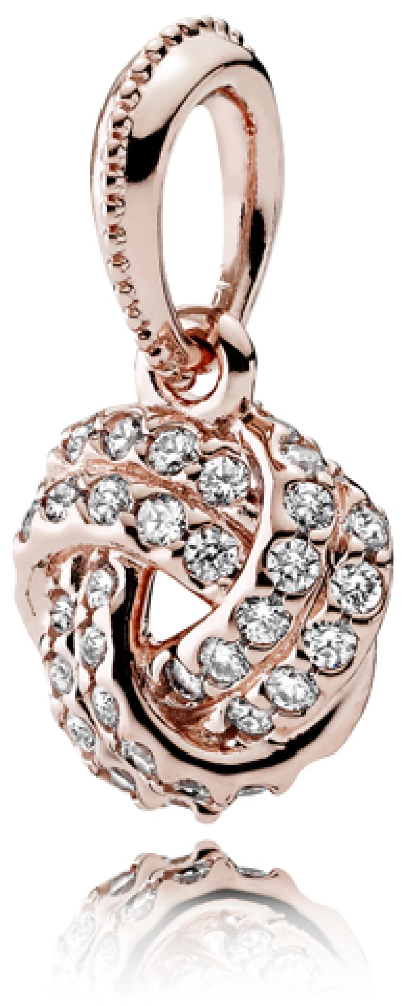 Σύμβολο Pandora δεσμός σε ροζ χρυσό 380385CZ