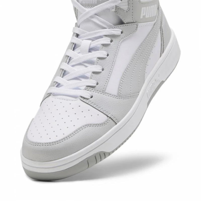 PUMA REBOUND V6 BASKET SNEAKERS 392326 05 WHITE/ASH GRAY