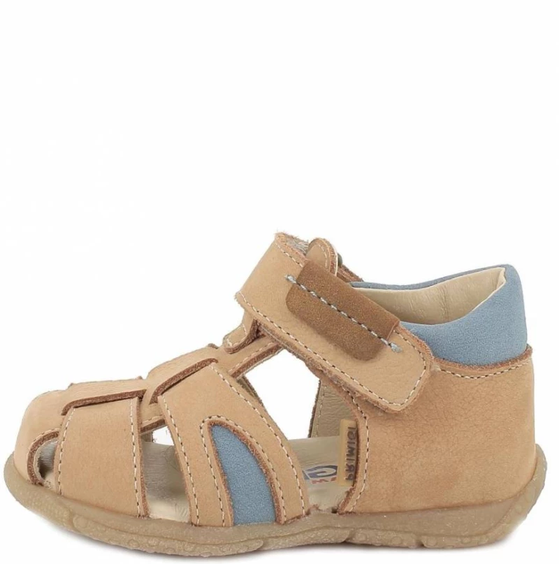 PRIMIGI SANDAL BOYS 5912900 FIRST STEPS POCKET NAB.CODEX COGNAC