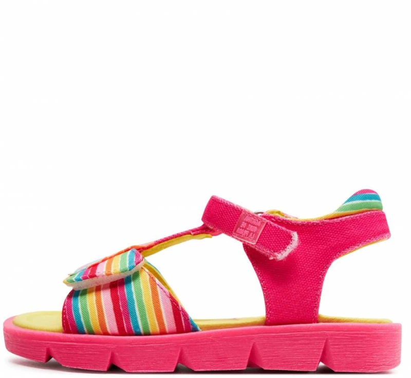 AGATHA RUIZ DE LA PRADA SANDAL CANVAS 242973-A  UNICORN FUXIA
